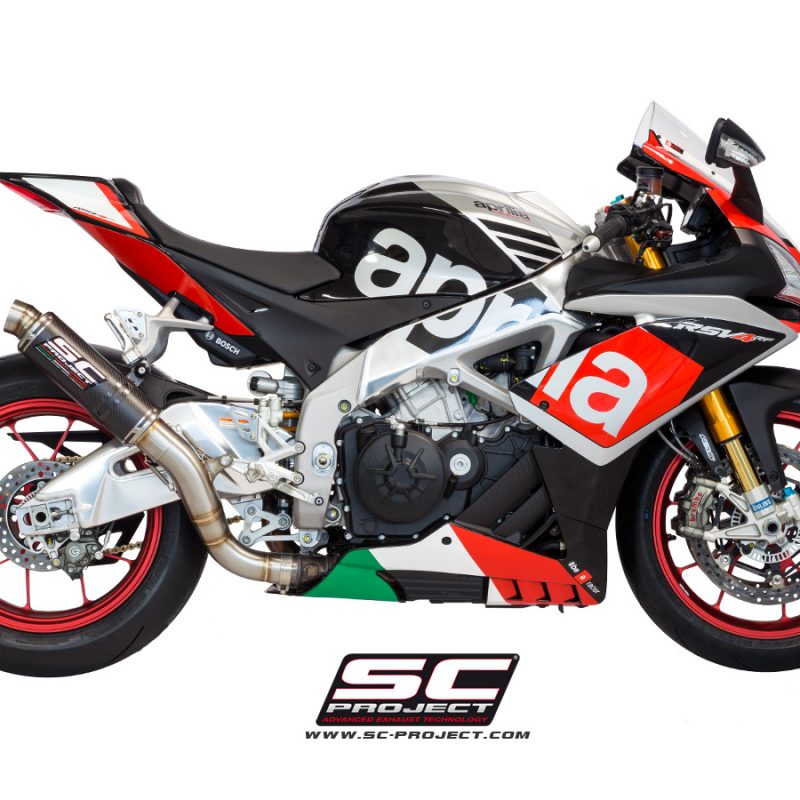 SC Project Exhaust Aprilia RSV4 RF RR Oval Racing Silencer 2015 16