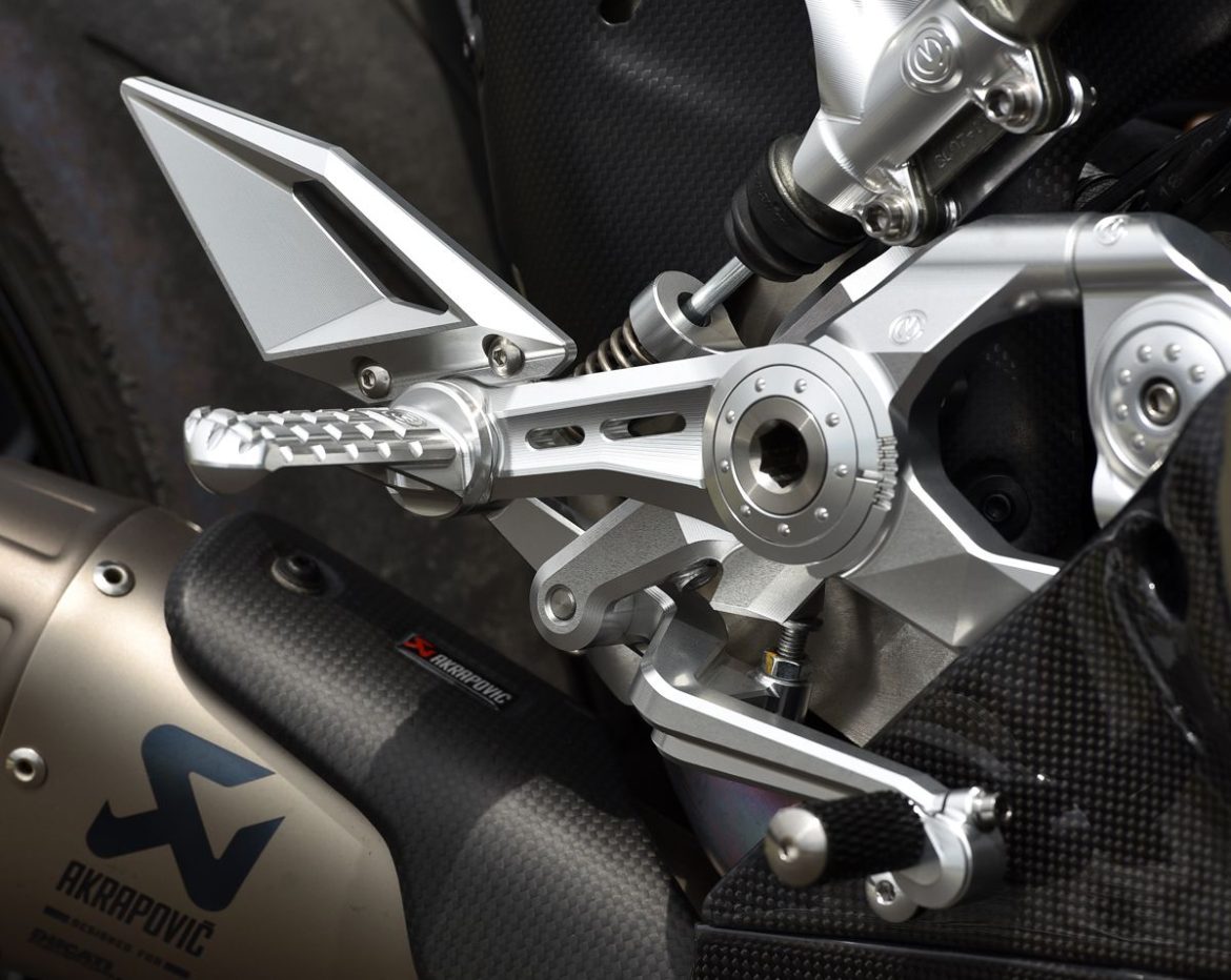 Motocorse Ducati Panigale V Adjustable Rearsets Conquest Racing Ltd