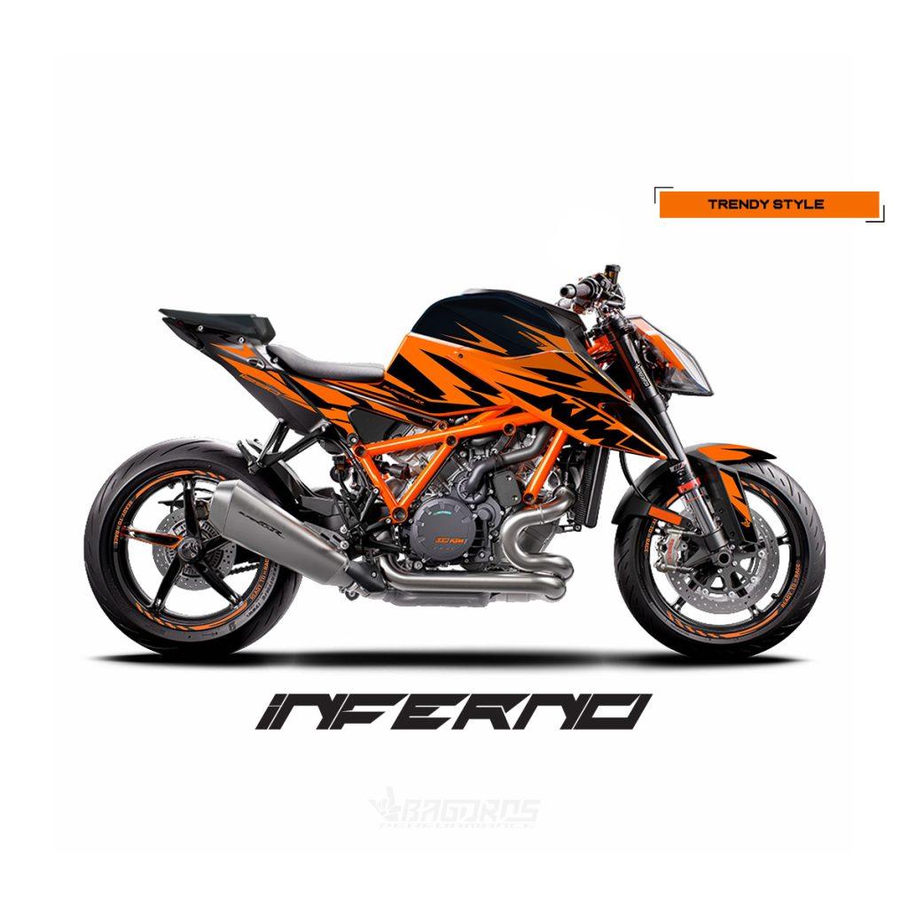 Bagoros Performance KTM Super Duke 1290 R EVO Decal Sticker Kit