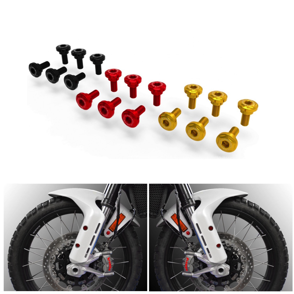 Ducabike Ducati Desertx Front Fender Mudguard Screw Kit Conquest