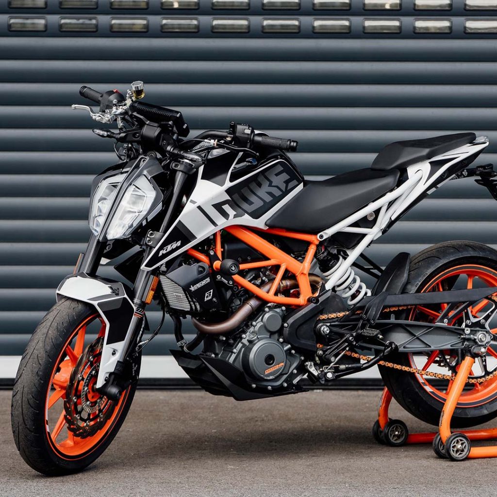 Bagoros Performance Ktm Duke Decal Sticker Kit Raven