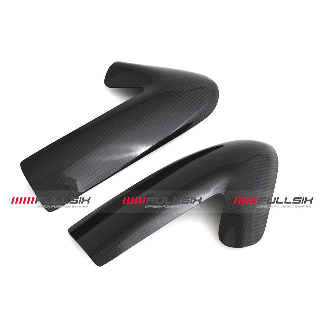 Bestem Carbon Fiber Tank Side Corner Covers For Ducati 1098 / 1198 – Glossy Black, Pair