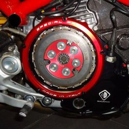 Cif Cover Ispezione Fase Rosso CIF02A Ducabike Ducati 1098 R Bayliss LE 2009 