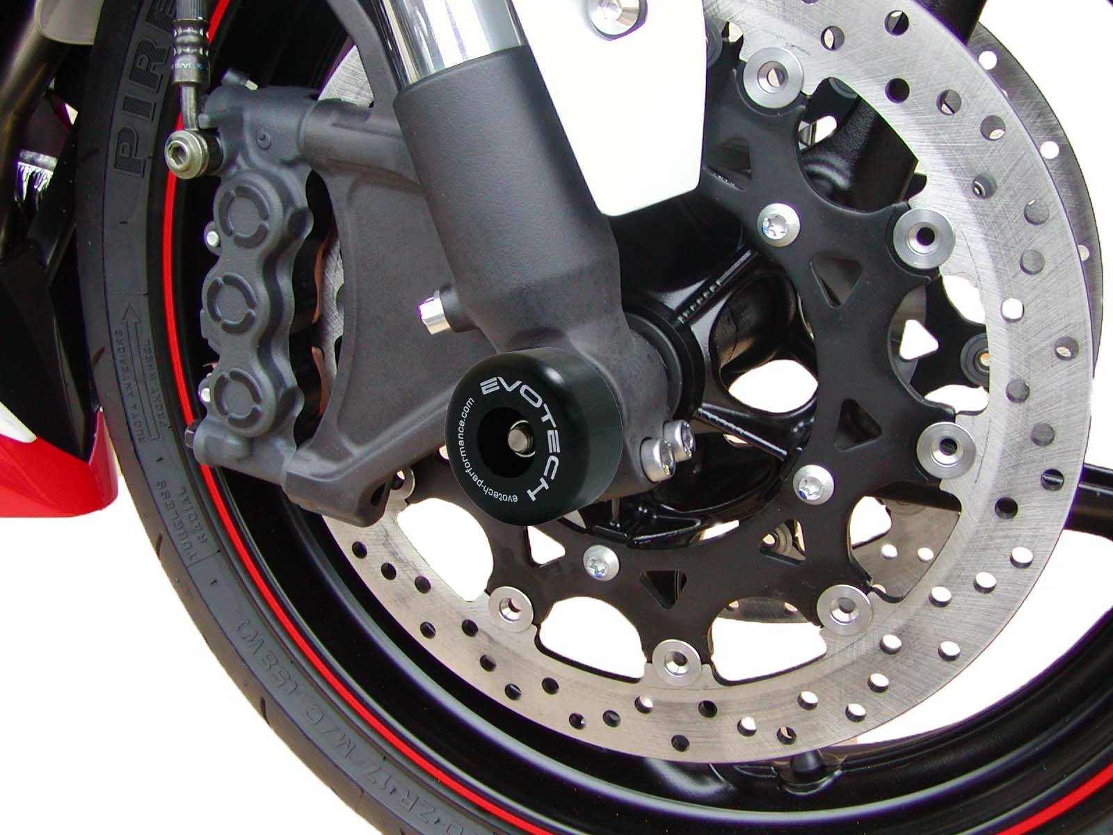 Yamaha R1 R1M 2015-2018 Evotech Performance Front /& Rear Wheels Spindle Bobbin
