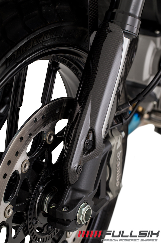 Fullsix Ducati Scrambler Icon Carbon Fibre Fork Suspension Guards