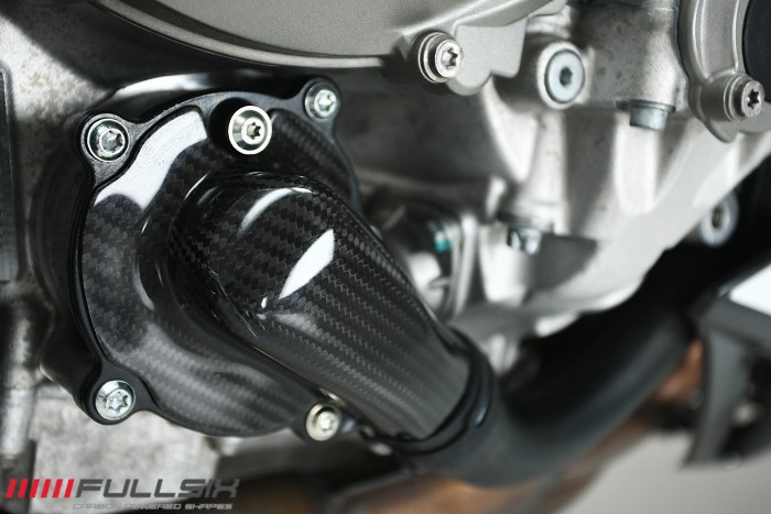 BMW S1000R Naked Carbon Fibre engine covers protection