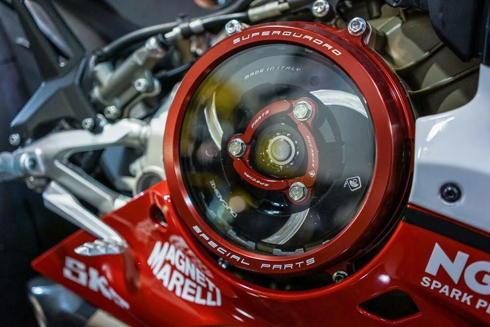 ducati panigale clear clutch cover