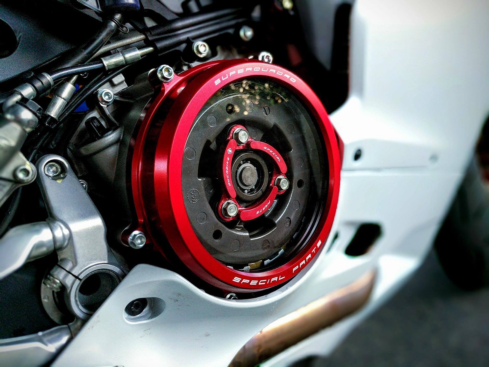 panigale clear clutch cover