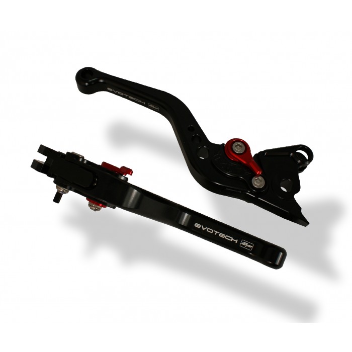thumbnail image 2 of Short Brake & Clutch Lever Set For Aprilia RSV4, Tuono V4 1100, Tuono 660 – Black Aluminum 2 of 2