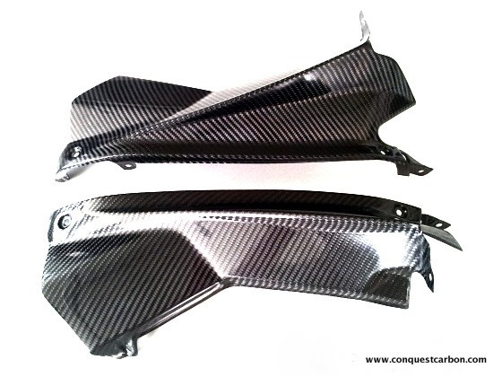 Aprilia RSV4 Carbon Fibre Air Covers Gloss