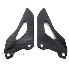 Triumph Speed Triple Carbon Fibre Heel Guards Satin 2016+