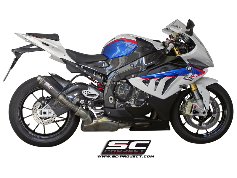 SC Project Exhaust BMW S1000RR HP4 GP M2 Silencer High Position 2010-2014 - Image 2