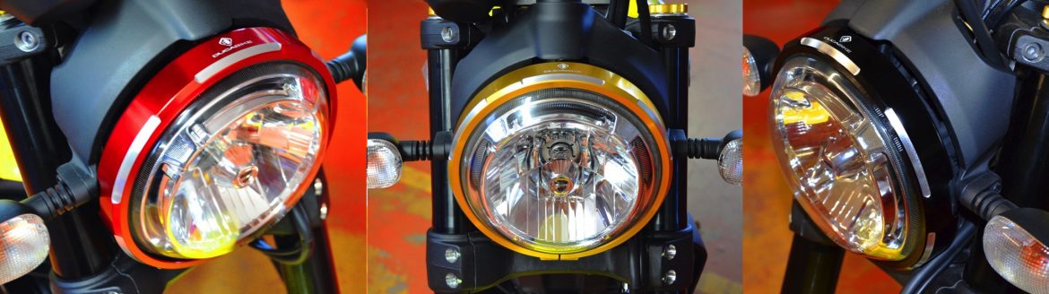 ducati scrambler headlight cover