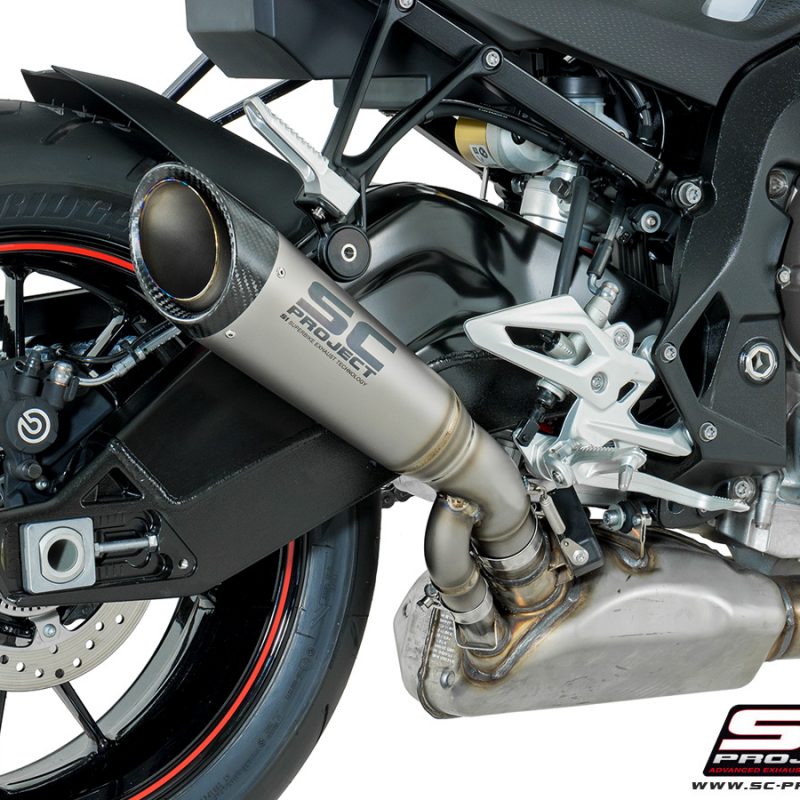 SC Project Exhaust BMW S1000R S1 Silencer 2017+ | Conquest Racing Ltd