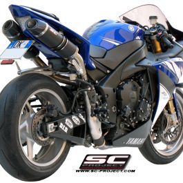 SC Project Exhaust Yamaha YZF R1 Oval Line Silencer 2009-2014