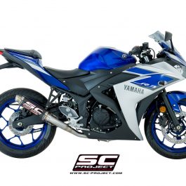 SC Project Exhaust YAMAHA YZF R3 Full System 2 - 1 GP M2 Silencer