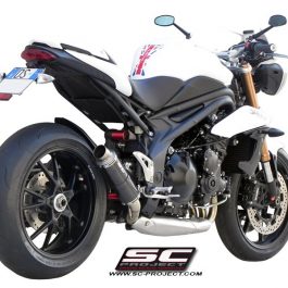 SC Project Exhaust Triumph Speed Triple GP Silencer Low Position 2011 - 2015