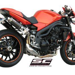 SC Project Exhaust Triumph Speed Triple GP Silencers 2007 - 2010