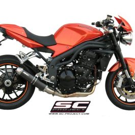 SC Project Exhaust Triumph Speed Triple GP EVO Silencer Low Position 2007 - 2010