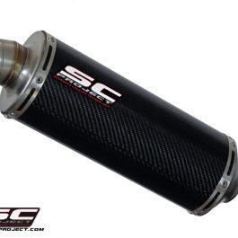 SC Project Exhaust Triumph Speed Triple Oval R60 Silencer Low Position 2007 - 2010
