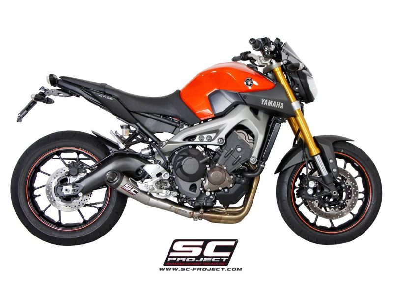 SC Project Exhaust YAMAHA MT-09 Full system 3-1 Conic Silencer 2014 - 2016
