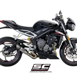 SC Project Exhaust Triumph Street Triple 765 S R RS S1 Silencer 2017+