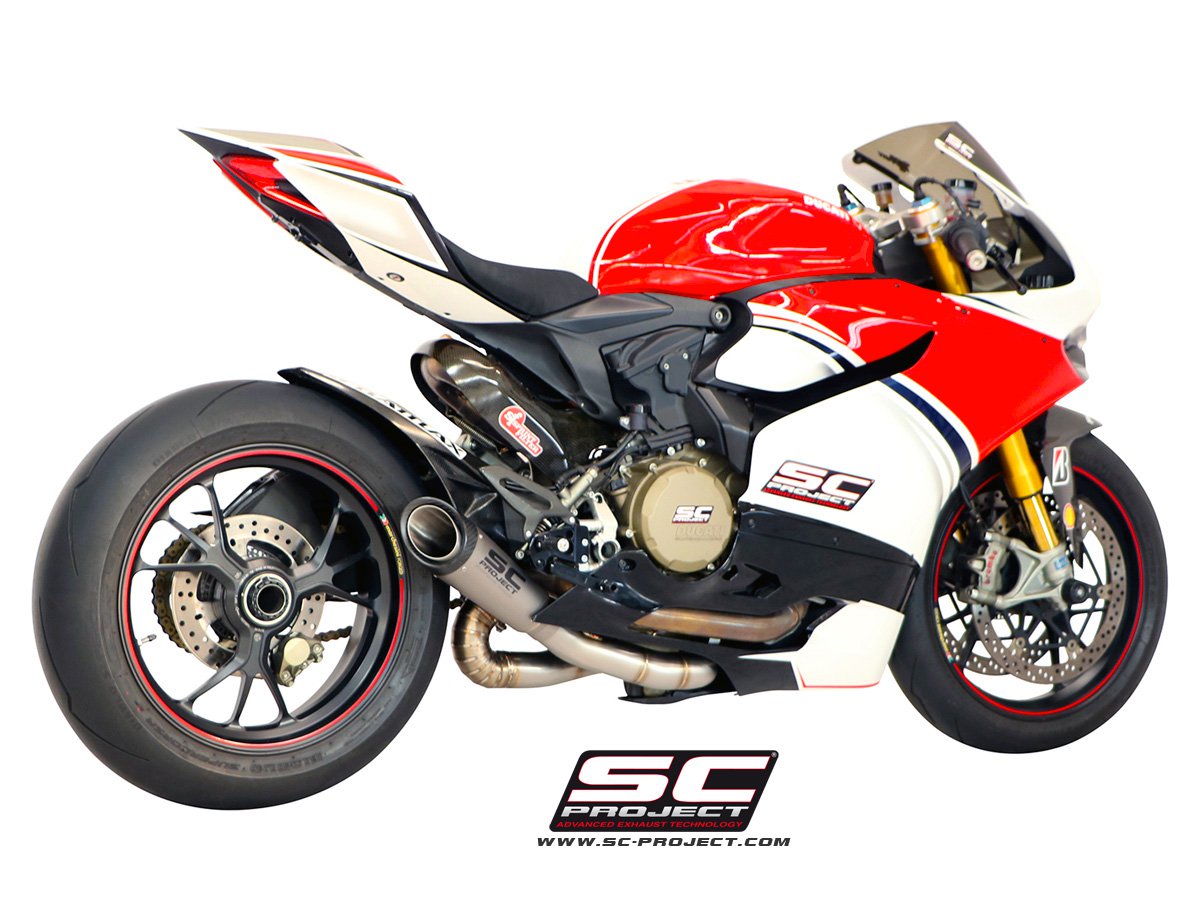 SC Project Exhaust Ducati Panigale 1199 Collector Pipe S1 Silencer
