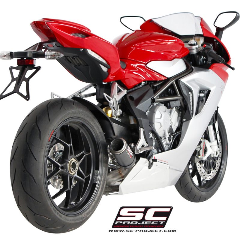 SC Project Exhaust MV Agusta F3 CR-T Silencer -Low Position
