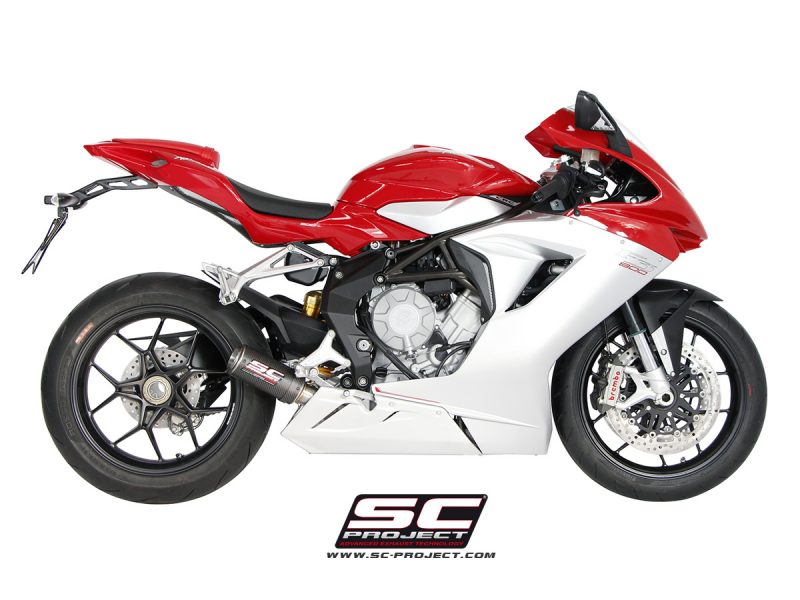 SC Project Exhaust MV Agusta F3 CR-T Silencer -Low Position