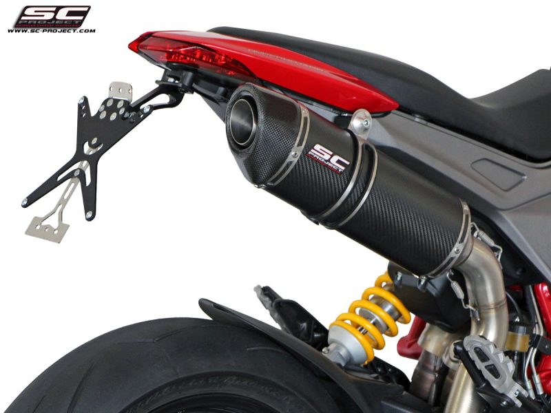 SC Project Exhaust Ducati Hypermotard 821 Tail Tidy License Plate Holder