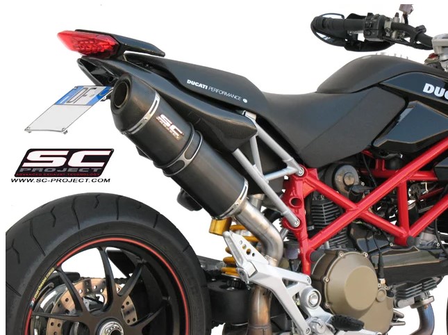 SC Project Exhaust Ducati Hypermotard 1100 Oval Silencer