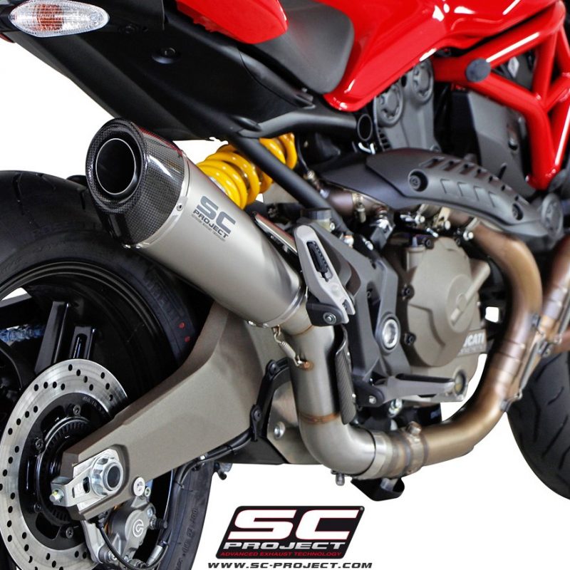 SC Project Exhaust Ducati Monster 821 Titanium Conic Silencer