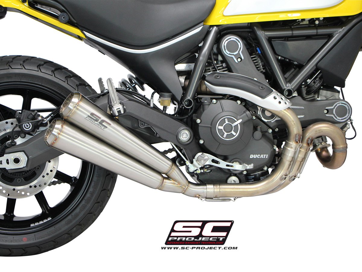 SC Project Exhaust Ducati Scrambler Twin Conic '70s Silencers - Image 3