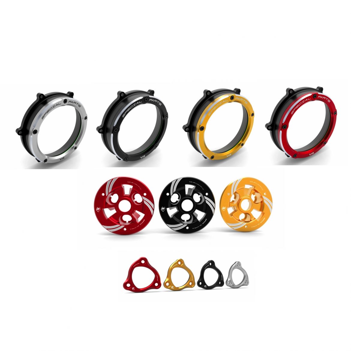 Ducabike Ducati Panigale V4 Clear Clutch Cover Kit Conquest Racing Ltd