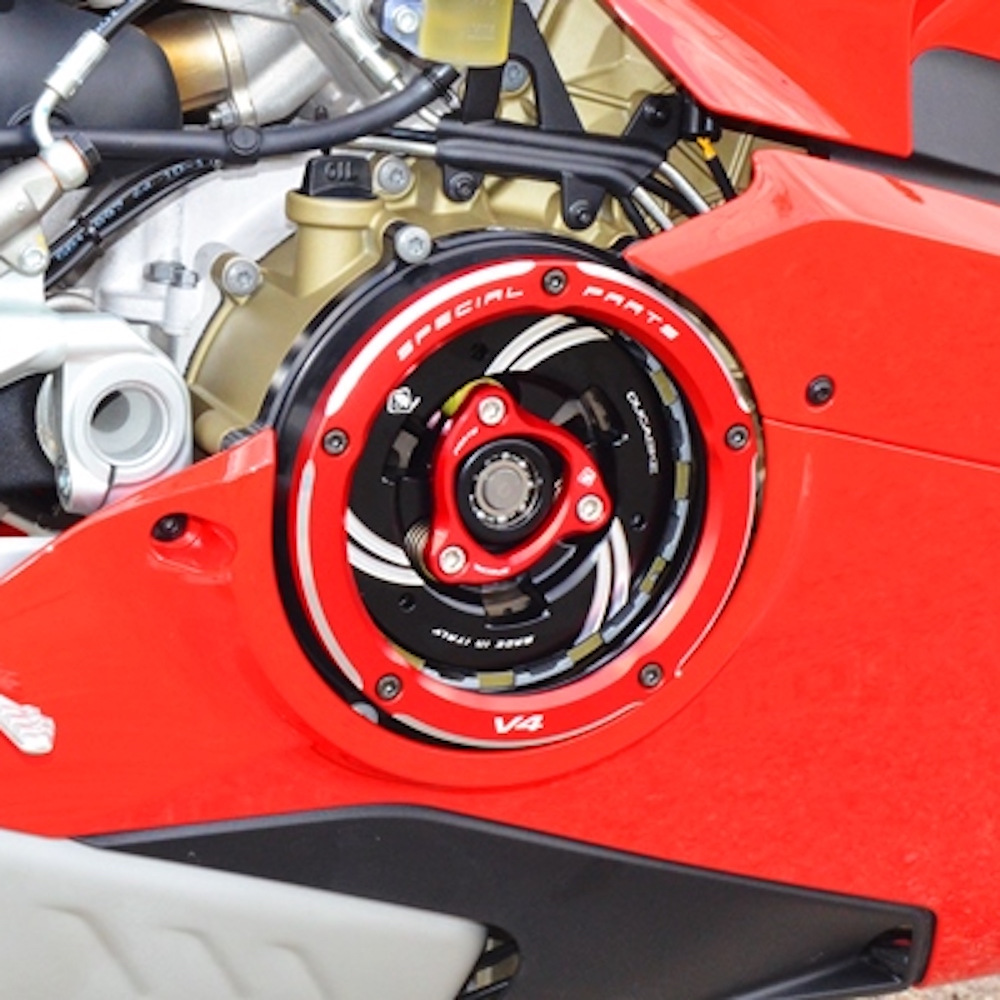 Ducabike Ducati Panigale V4 Clear Clutch Cover Kit | Conquest Racing Ltd