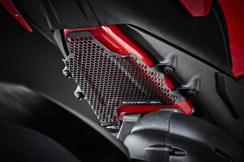 Evotech Performance Ducati Streetfighter V4 Fuel Tank Cover Guard 2020+ (Full Akrapovic Exhaust Only)