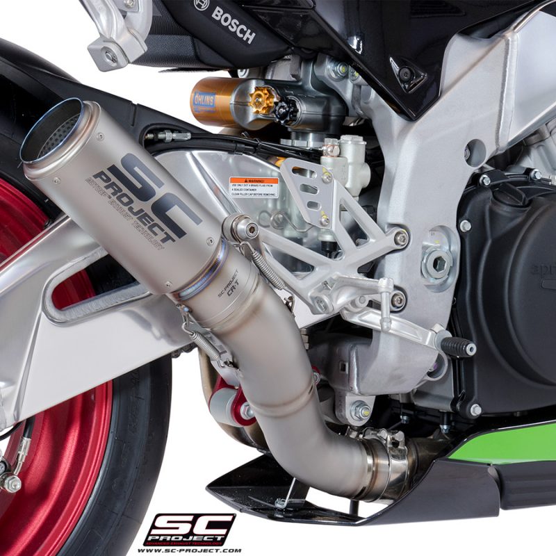 SC Project Exhaust Aprilia RSV4 RF RR CRT Silencer High Position 2018+