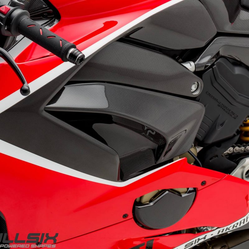 Fullsix Ducati Panigale V4 Carbon Fibre Inner Fairing Side Panels