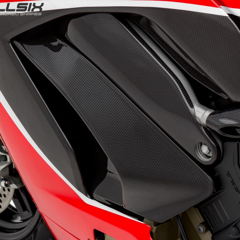 Fullsix Ducati Panigale V4 Carbon Fibre Inner Fairing Side Panels