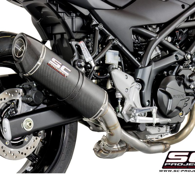 SC Project Exhaust Suzuki SV650 ABS/A Oval Silencer