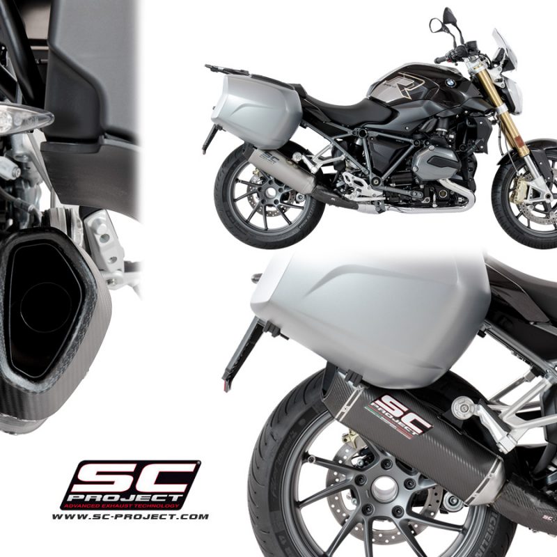 SC Project Exhaust BMW R 1200 R / RS SC1-R Silencer 2017-18