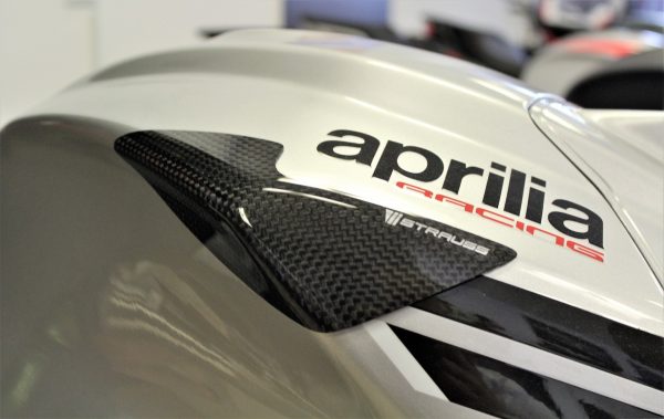 Strauss Aprilia RSV4 RR RF Carbon Fibre Tank Sliders 2015+