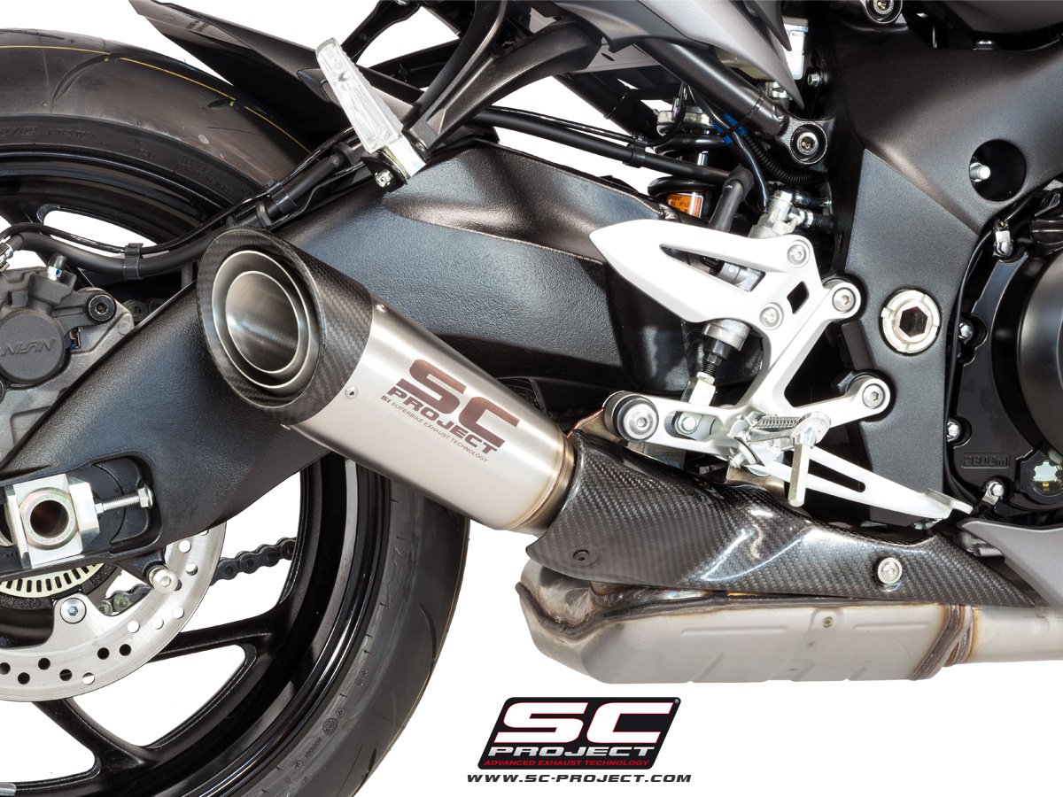 SC Project Exhaust Suzuki GSX-S 1000 F S1 Silencer 2017-18 - Image 2