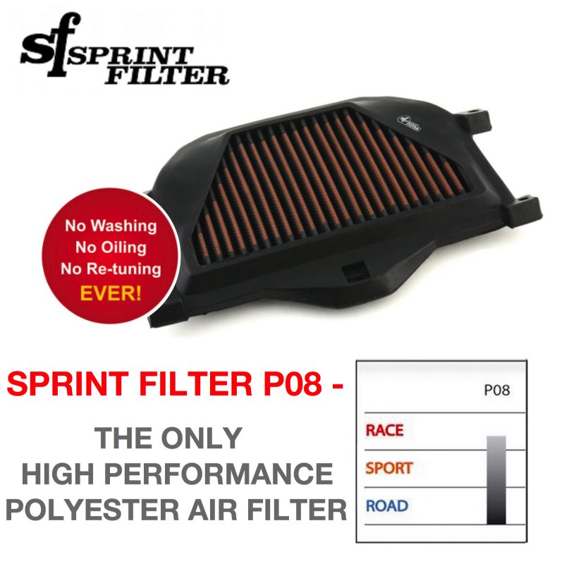 Sprint Filter Yamaha YZF R6 P08 Air Filter 2006 - 2007