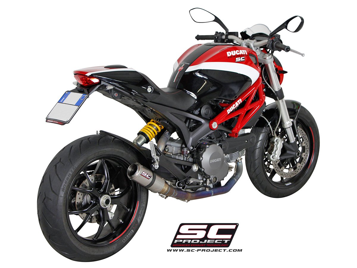 SC Project Exhaust Ducati Monster 796 Full System 2-1 Full Titanium