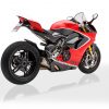 Fullsix Ducati Panigale V4 Carbon Fibre Belly Pan Akrapovic Exhaust
