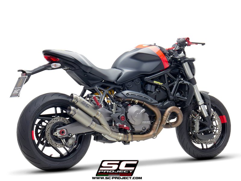 SC Project Exhaust Ducati Monster 821 Twin GP70-R Silencer 2018