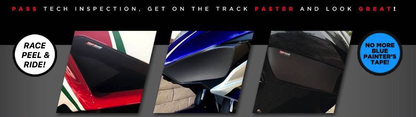 TrakBrand Yamaha R1 Racing Light Covers Printed 2015+