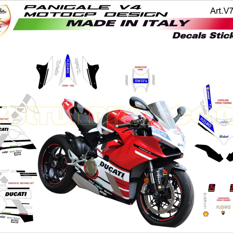 Vulturbike Ducati Panigale V4 MotoGP Decal Sticker Kit