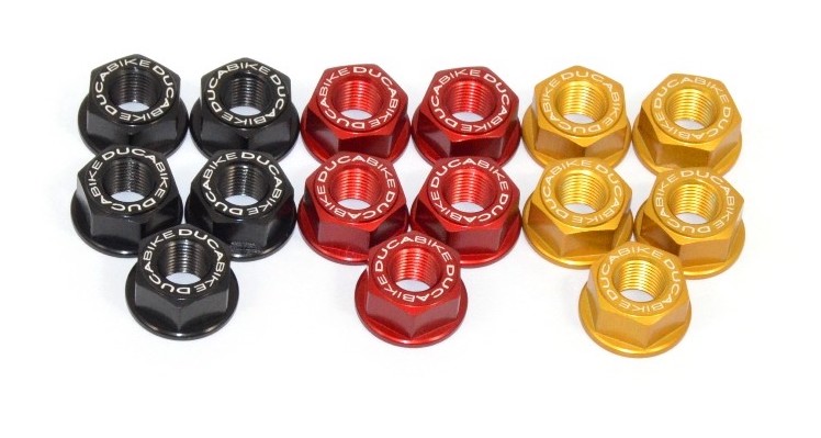 Ducabike Ducati Scrambler CNC Rear Sprocket Carrier Nuts